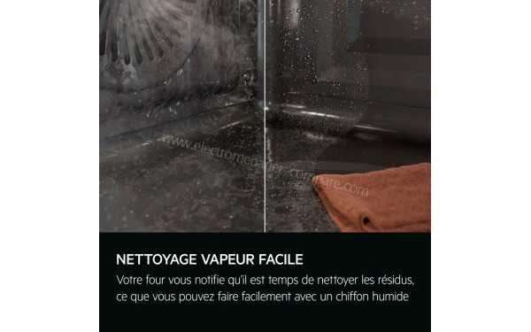 AEG OB8SB63SAB - Nettoyage vapeur