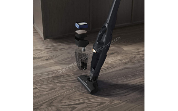 AEG QX6-1-42GG - Vue du bac et des filtres