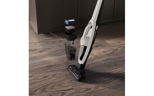 AEG QX6-1-44SW - Vue du bac et des filtres