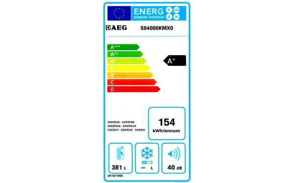 AEG S84000KMX0 - &Eacute;tiquette &eacute;nergie