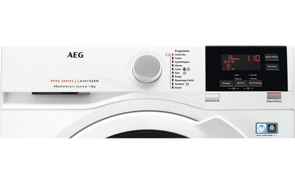AEG T8DBD844F - Panneau de commandes