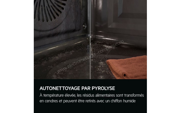 AEG TA5PB53XAB - Autonettoyage par pyrolyse