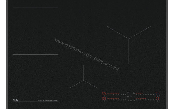 AEG TI84IB30FZ - Vue du dessus