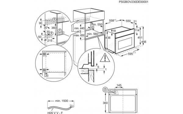AEG TK8NK721T - Dimensions