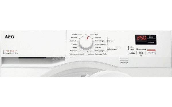 AEG TR70DK8CO - Panneau de commandes