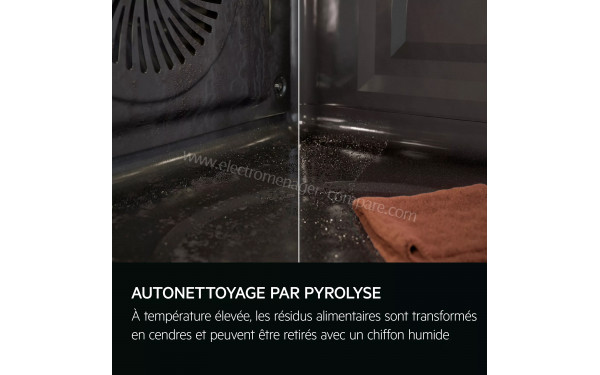 AEG TR7PB731SB - Autonettoyage par pyrolyse