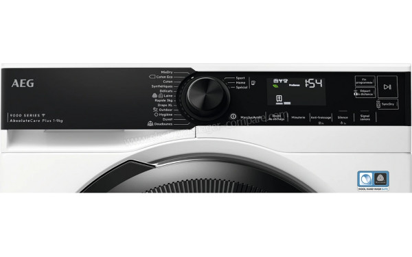 AEG TR93A3H4BW - Panneau de commandes