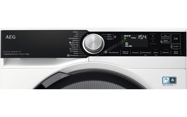 AEG TR95A3B6BWE - Panneau de commandes