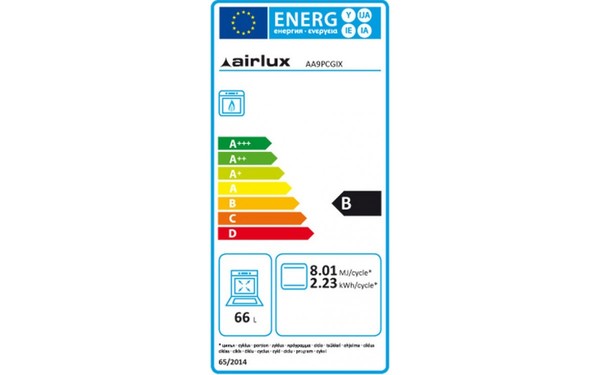 AIRLUX AA9PCGIX - &Eacute;tiquette &eacute;nergie