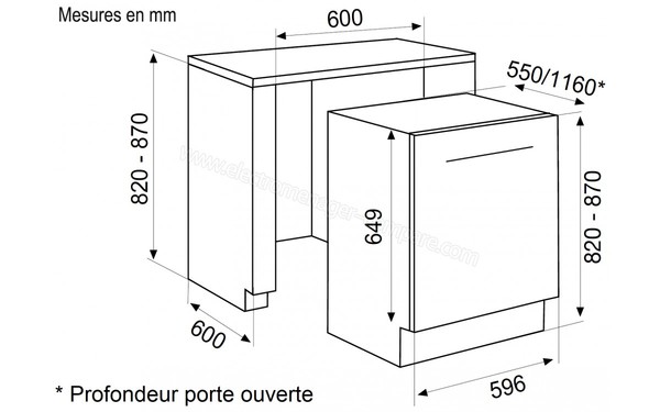 AIRLUX ADI422 - Sch&eacute;ma d'encastrement