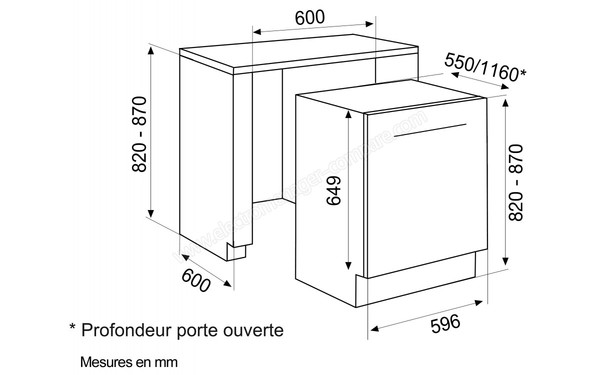 AIRLUX ADI925 - Sch&eacute;ma d'encastrement