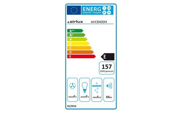 AIRLUX AHCB400IX - &Eacute;tiquette &eacute;nergie