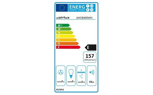 AIRLUX AHCB400WH - &Eacute;tiquette &eacute;nergie