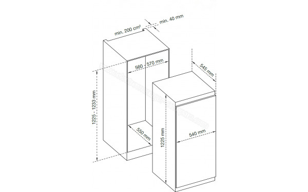 AIRLUX ARI122 - Dimensions