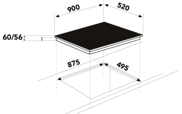 AIRLUX ATI952BSL - Dimensions