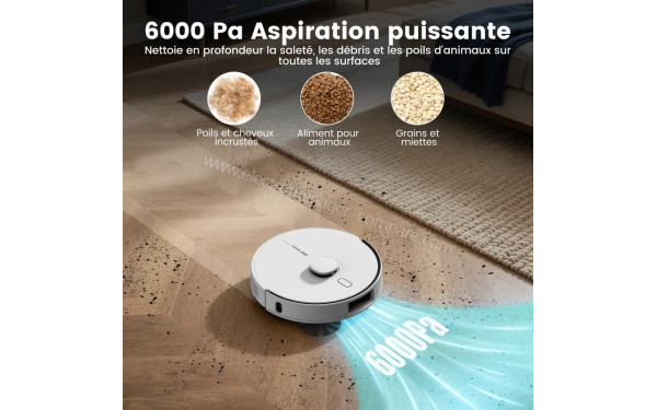 AIRROBO L60+ - Puissance d'aspiration