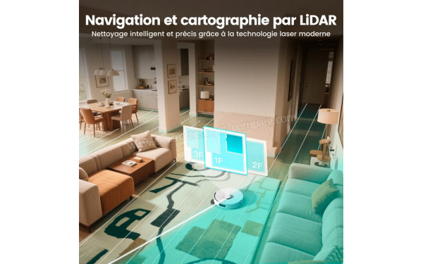 AIRROBO L60+ - Navigation et cartographie par LiDAR