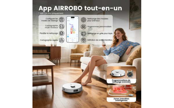 AIRROBO L60+ - Application pour smartphones ou tablettes
