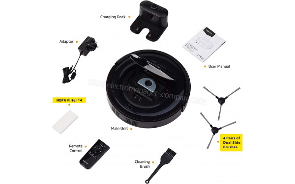 AMAZONBASICS RB1-EU - Vue d'ensemble avec accessoires