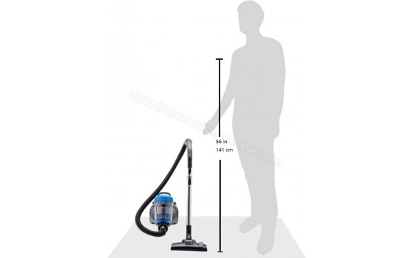 AMAZONBASICS VCS35B17K - Taille de l'aspirateur