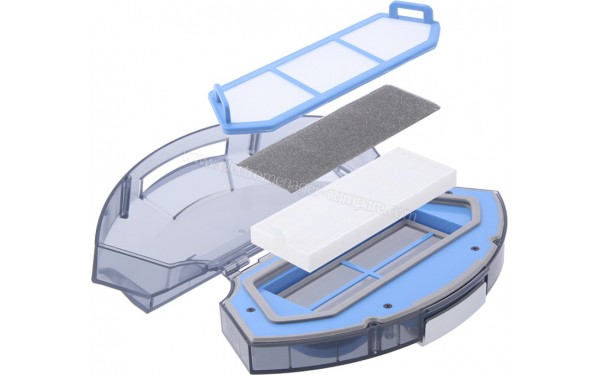 AMIBOT Spirit Ice H2O - Vue du bac et des filtres