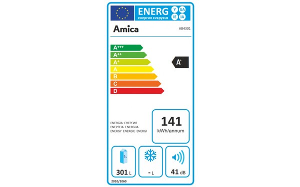 AMICA AB4301 - &Eacute;tiquette &eacute;nergie