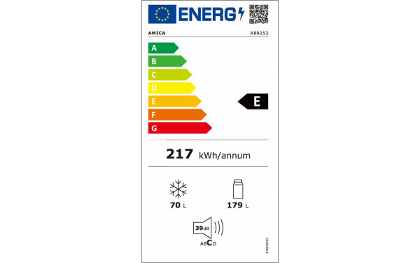 AMICA AB8252 - &Eacute;tiquette &eacute;nergie v2