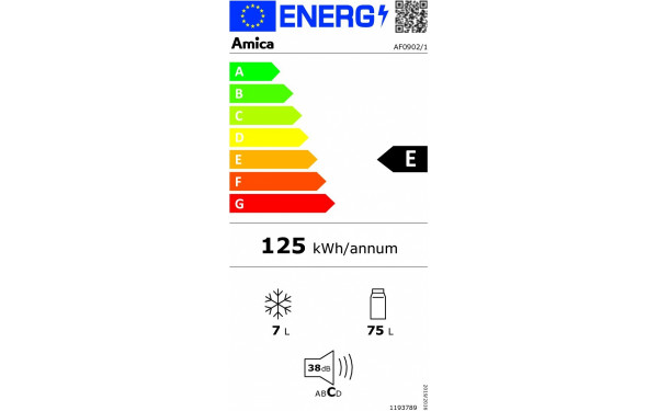 AMICA AF0902/1 - &Eacute;tiquette &eacute;nergie v2