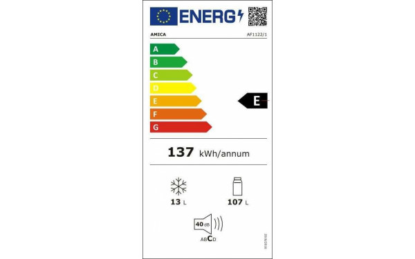 AMICA AF1122/1 - &Eacute;tiquette &eacute;nergie v2