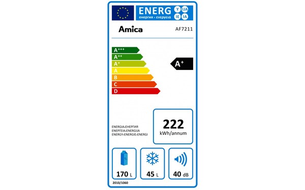 AMICA AF7211 - &Eacute;tiquette &eacute;nergie