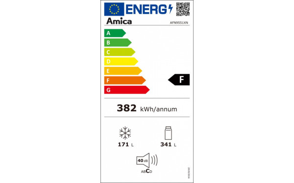 AMICA AFN9551XN - &Eacute;tiquette &eacute;nergie v2