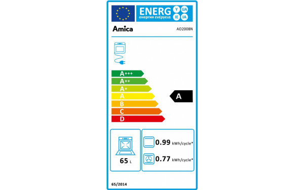 AMICA AO2008N - &Eacute;tiquette &eacute;nergie