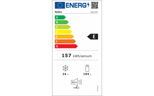 AMICA AR5222P - &Eacute;tiquette &eacute;nergie v2
