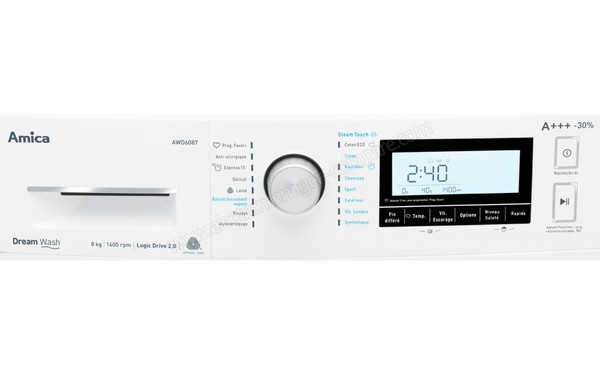 AMICA AWD6087 - Panneau de commandes (n&deg;1)