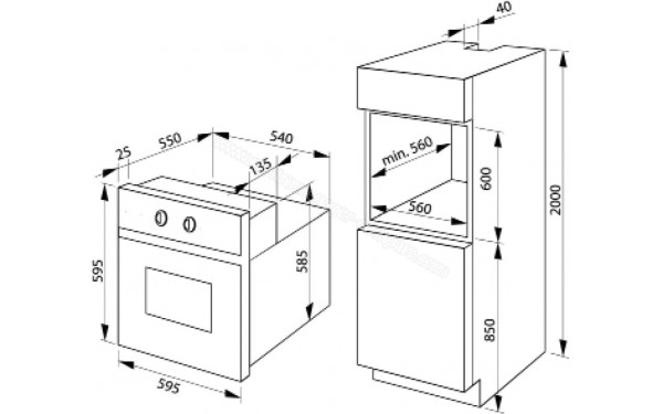AMICA ED57521OPX - Sch&eacute;ma technique