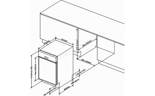 AMICA EGSP14595E - Sch&eacute;ma technique