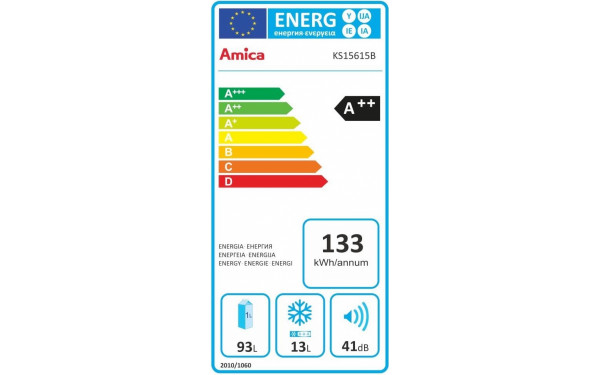 AMICA KS 15615 B - &Eacute;tiquette &eacute;nergie