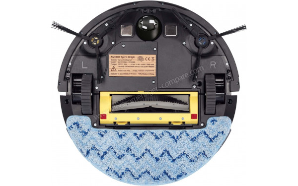 AMIBOT Spirit Origin - Vue du dessous (bac &agrave; eau)