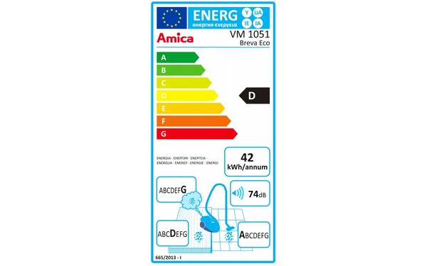 AMICA VM1051 - &Eacute;tiquette &eacute;nergie