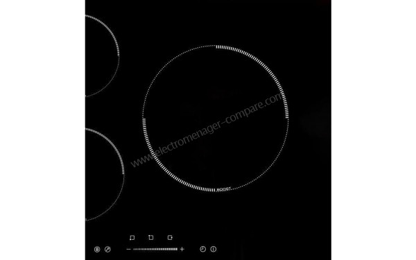 AMSTA AMTI3Z7000 - Zoom sur les foyers &agrave; induction