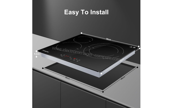 AMZCHEF CE-HT5419B3E-01 - Dimensions