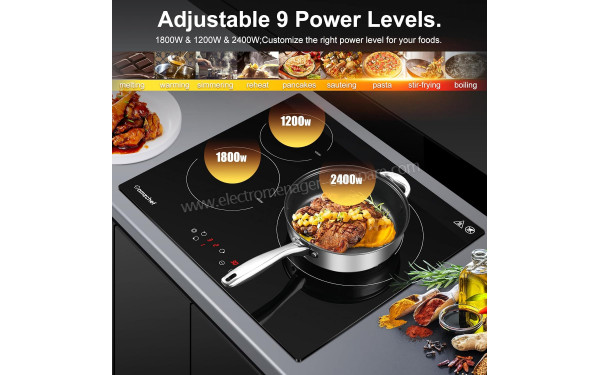 AMZCHEF CE-HT5419B3E-01 - Puissance de cuisson