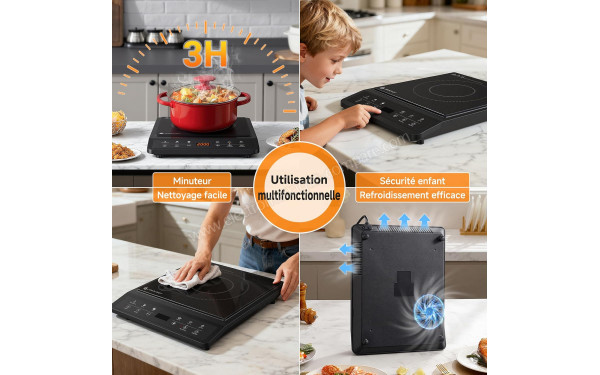 AMZCHEF CE-SK-20IHG26-BK - Mise en situation