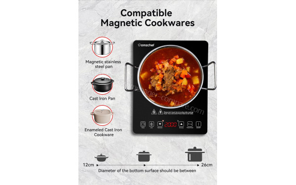 AMZCHEF CE-SK-CB16-BK-1 - Mise en situation