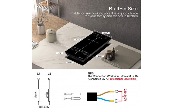 AMZCHEF FS-IRC119 - Dimensions