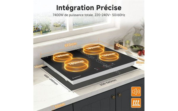 AMZCHEF INDU47400 - Dimensions