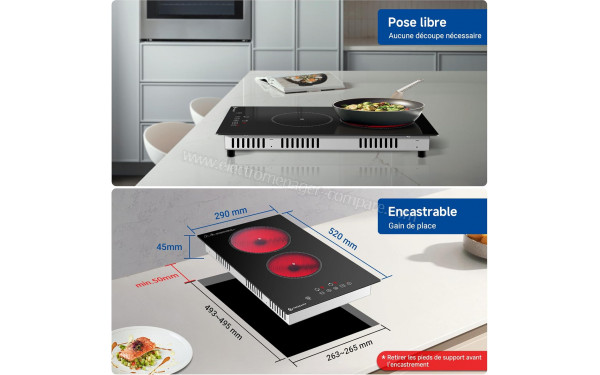 AMZCHEF QS01B - Dimensions
