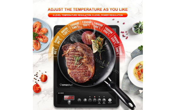 AMZCHEF SK-CB09K-N - Puissance de cuisson