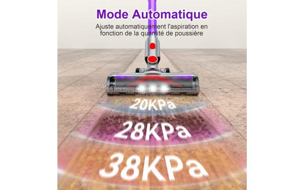 AONUS A7 - Pression d'aspiration