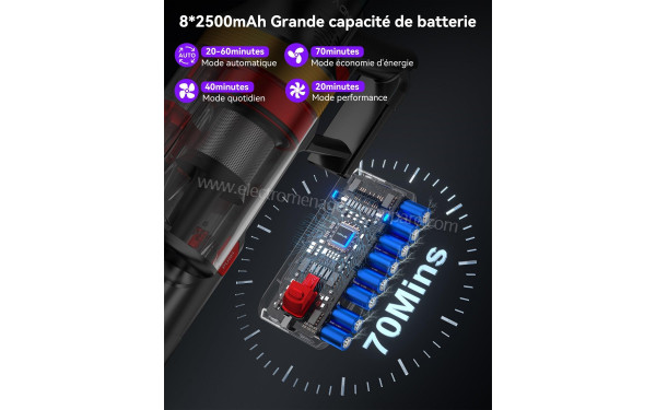 AONUS A9 Max - Grande capacit&eacute; de batterie